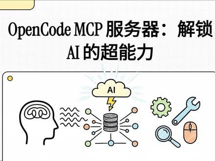 #AI #编程 #ClaudeCode #OpenCode 通过模型上下文协议(MCP)扩展 OpenCode 的功能。用户能够集成本地或远程服务器,将外部工具直接引入大型语言模型的生态系统中。指南涵盖了从 JSON 配置文件编写到 OAuth 身份验证处理的完整流程。文中特别强调了上下文管理的重要性,建议用户根据需求灵活启用或禁用特定工具,以防超出模型负载。此外,该手册还提供了 Sentry 和 Context7 等热门服务的实际接入案例,旨在帮助开发者构建更智能、更专业化的 AI 代理。