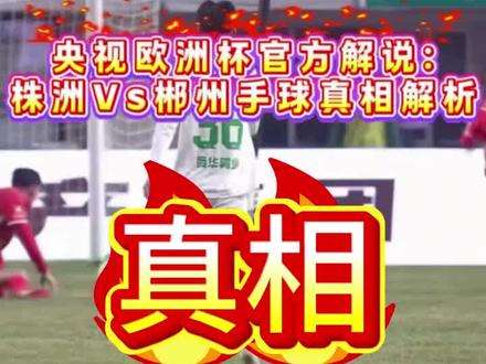 足球:株洲vs郴州 真相解析