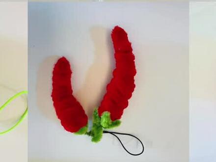 豌豆荚教程来喽#手工分享#扭扭棒