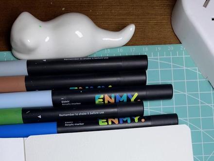 丙烯马克笔 | 治愈手绘 大山绘画过程 #绘画 #丙烯马克笔