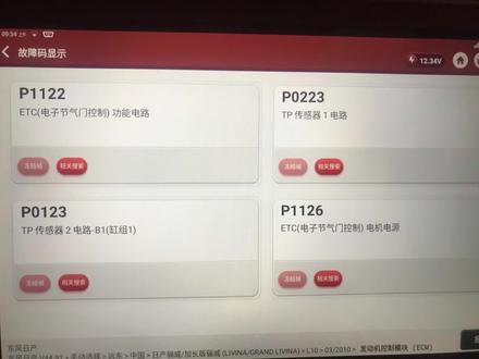 日产骊威加不上油门,du故障码.秒杀……