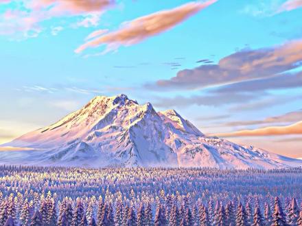 建议亮度拉满食用#调色 #绝美风景壁纸 #每一帧都是壁纸 #熊出没