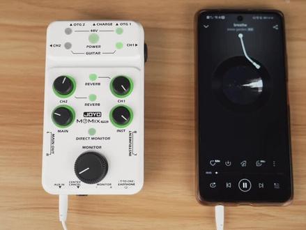 MOMIX PRO 声卡的消音功能与耳机耳麦专用接口功能讲解#声卡 #唱歌 #K歌声卡 #K歌 #爱音乐爱生活