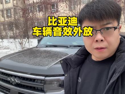 比亚迪车辆音效外放揭秘 #方程豹豹5 #比亚迪汉 #唐dmi #宋plusdmi #比亚迪秦plus