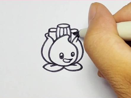 植物大战僵尸-《阿开木木》#画画 #简笔画 #植物大战僵尸 #手绘 #绘画