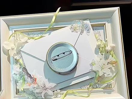 春日来信教程来也 #手工 #谷美 #吧唧托 #教程