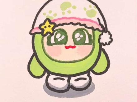 挑战画蛋仔派对-蛋小绿#表情包 #画画#丙烯马克笔#手绘 #丙烯马克笔 #画画