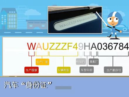 《汽车的“身份证”——VIN码2》——汽车小超人(3)部分内容