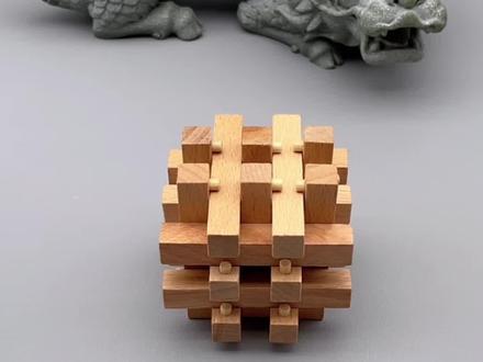 鲁班锁之十八罗汉复原教程#益智玩具 #动手动脑 #儿童思维训练