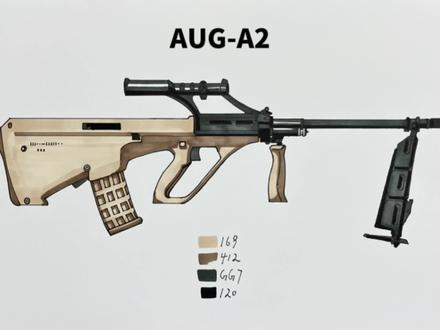 #创作灵感#画枪简笔画 #画枪 #画AUG #画枪教程