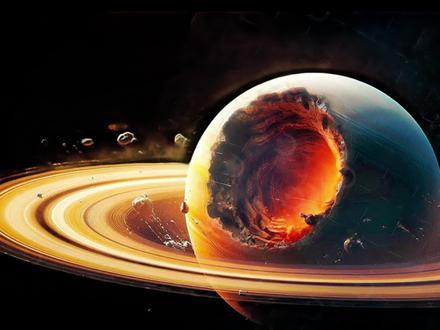 什么土星光环要消失了?土星上巨大的六边形风暴是怎样形成的?#宇宙 #土星