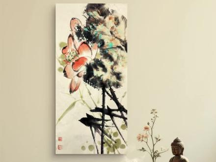 卫生纸也能画荷花!工具从不是创作的枷锁,脑洞一开,惊喜自来✨#真实生活分享计划 #中式美学#绘画教程 #每日一画 #水墨画