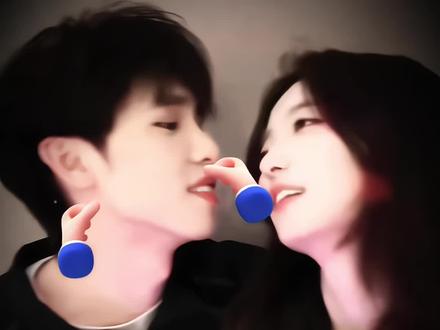 这个视频加了什么东西,好热#愉阳#胡祎阳#张照愉#亲亲