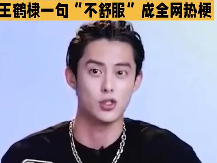 王鹤棣的一句话引热议。