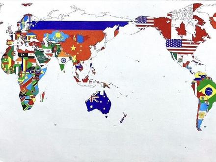 手绘世界地图(下)
完结篇——填充国旗~
#地图 #地理#瞎画 #卡点
之后主包可能要断更地图系列一段时间了