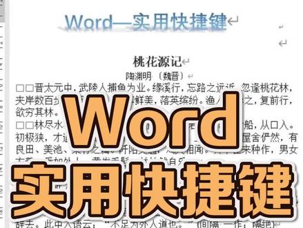Word--实用快捷键Ctrl+Shift+8#办公技巧 #office办公技巧