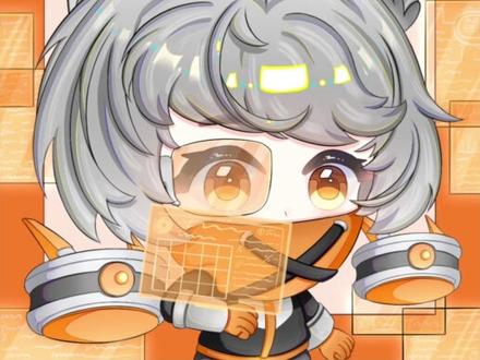 橘太狼拟人来啦,虽然但是好像不够高冷#Q版 #头像 #板绘#同人