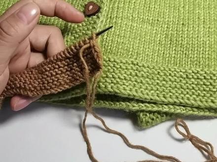 搓衣板针收针法,#爱生活爱编织