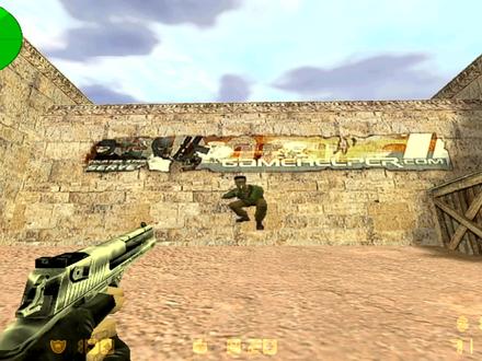【CS1.6教学-CS单尼】手枪大准心改为机枪小准心#cs #射击游戏 #反恐精英 #fps #游戏 #175平台