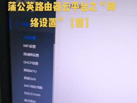 蒲公英路由器云平台讲解之网络设置#蒲公英路由器 #壹拓网科技#智能组网