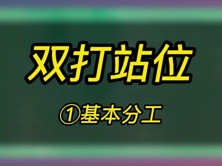 羽毛球双打站位①基本分工#羽毛球站位 #羽毛球双打 #凡尘组合 #羽毛球