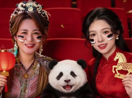 快来和族长、熊猫胡胡一起贴贴~#熊猫计划之部落奇遇记