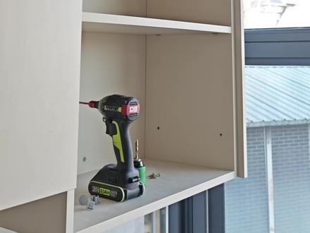 上翻门撑杆怎么安装#全屋定制#安装师傅#威克士