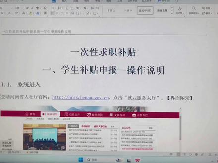 一次性求职补贴网上申领流程#2027 #豫见就业