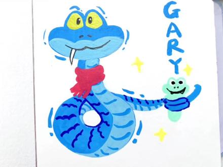 盖瑞一条蛇#丙烯画#丙烯马克笔#疯狂动物城#盖瑞#抖加热门
临摹@小红学画画🐽