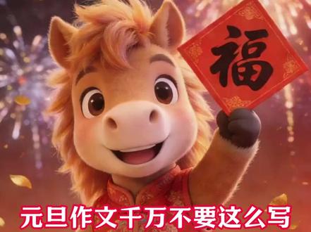 元旦作文用这一招,写好作文很轻松 #小学#作文#作文素材#元旦节