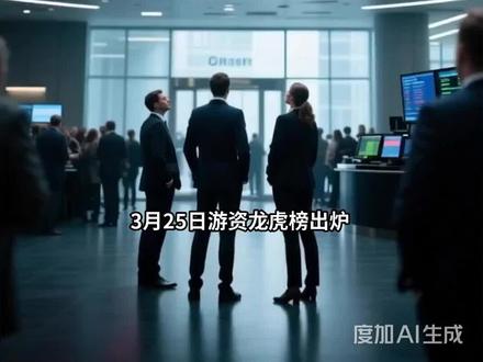 3月25日游资龙虎榜。
以上数据来自盘后仅供参考,
不做投资建议。
买卖有风险投资需谨慎