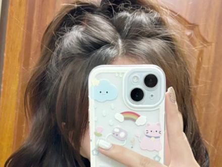 元气半扎发🌷详细教程版~ #今日分享 #卷发 #简单日常编发