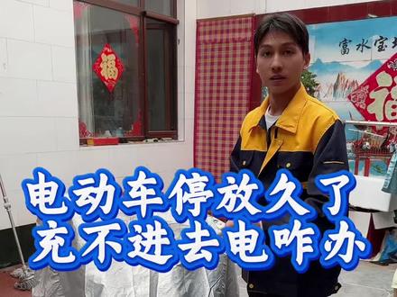 电动车停放久了 充不进去电咋办 #电动车维修技术 #解决电动车充电问题 #电动车充电问题 #电动车充电保护器