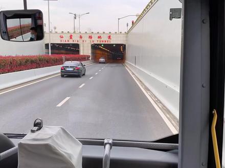 941路->上海火车站(南广场) S2W 虹桥东交通中心至迎乐路仙霞西路区间沿途风景视频拍摄