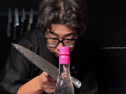 印度神水·斩 #解压 #磨刀 #老利 #挑战 #锋利度测试