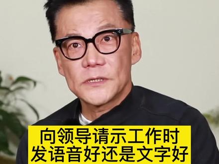 #职场 #沟通 各位同学给领导请示工作是发语音还是发文字啊?