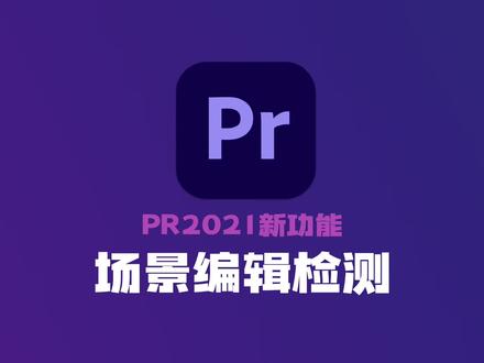 PR2021新增功能——场景编辑检测工具 #PR #PR教程