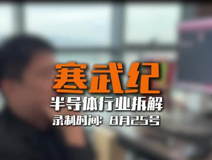 “寒武纪半导体行业拆解”#寒武纪 #行业分析 #拆解