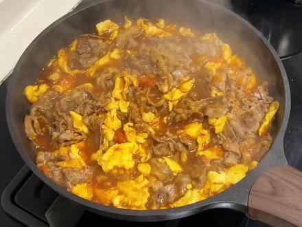 巨下饭的番茄鸡蛋肥牛饭,妥妥的米饭杀手#跟着抖音学做菜 #分享你的美味晚餐 #创作者中心 #创作灵感