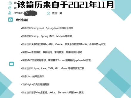 CTO评价应届毕业生Java简历 #cto #java面试 #java