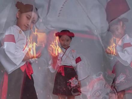 放学记得早点回家哦,今天到哪吒上场表演啦#欢欢小哪吒 #百万创意大赛