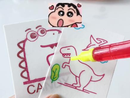 画一张可以吃的涂鸦画?#食玩 #开箱