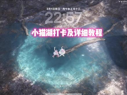 火山小猫湖打卡#和平精英