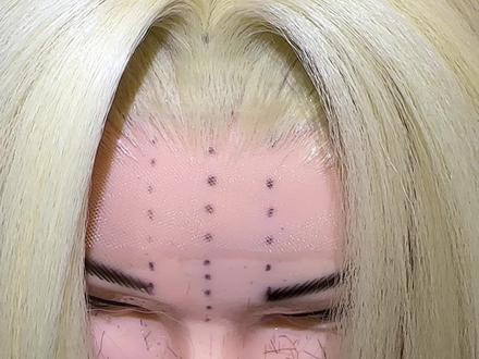 中缝教程来啦,之前宝宝问的怎么拆发片,这次都录出来啦#cos假发造型 #毛娘接单#假发教程