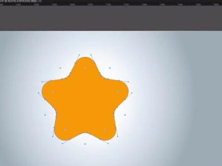 绘制圆角星星#平面设计 #ai教程