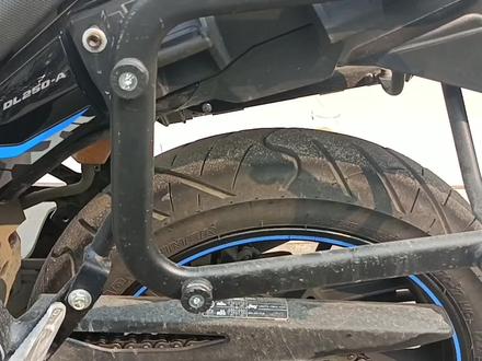 铃木Dl250原厂三箱更换,铝合金三箱安装细节,注意事项