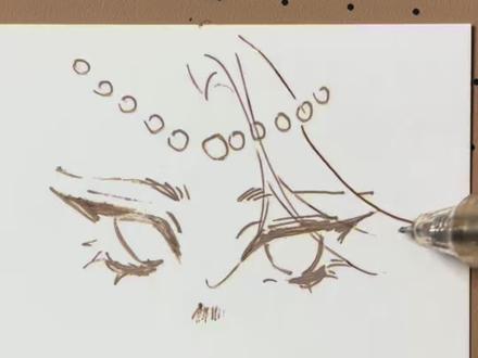 眼睛过于对称,变成斗鸡眼了😂 #手绘教程 #二次元绘画 #手绘过程 #超自然行动组 #同学一起超自然吗