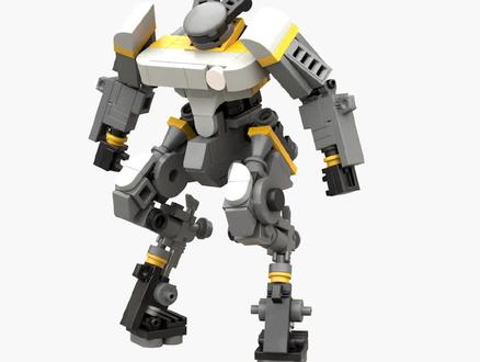 用乐高拼超酷兔子机甲_积木图纸_MOC #机甲 #模型 #乐高 #乐高积木 #积木 #lego #moc