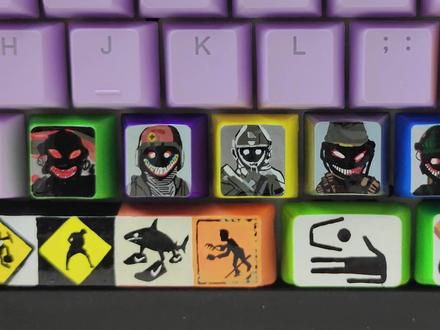 在键盘上画实体档案91:渡渡鸟 #手绘 #DIY #艺术在抖音 #怪物 #警告