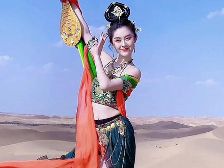 #夏天该有的样子 飞天💃如意起舞大漠#武威文旅#皇台酒业#皇台酒